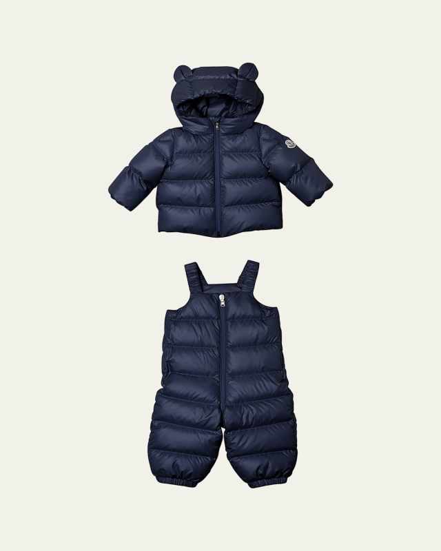 Kid's Deidre Hooded Jacket & Snowsuit, Size 1M-3